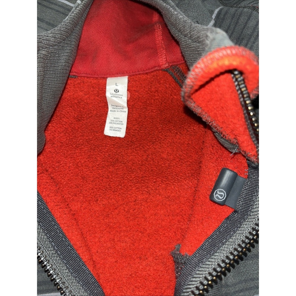 Men's Lululemon Hooded‎ Zipper Sweater Sz L (1977) - Picture 2 of 12